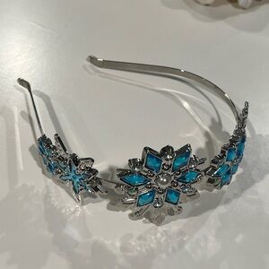 Blue and Silver Snowflake Elsa Headband